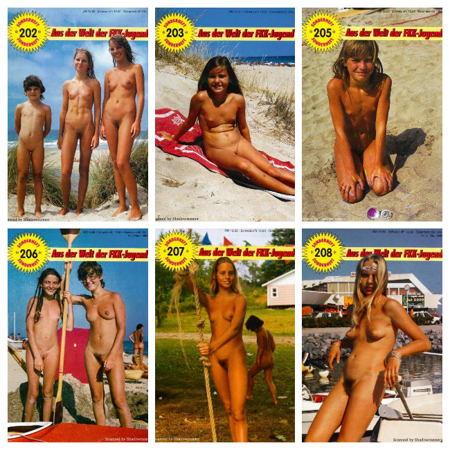 Sonnenfreunde Sonderheft Nr.200-208 nudism retro photo magazine [Nudity collection]