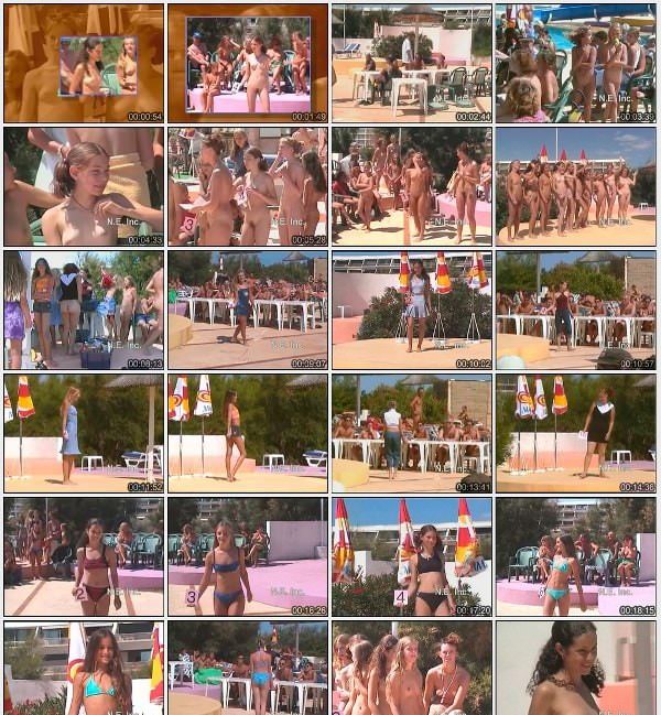 Video from the Young Naturist Contest France complete video collection [Nudity collection]