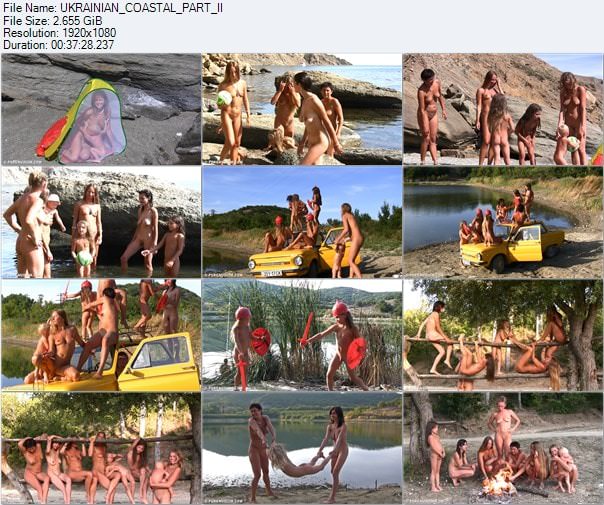 Nudists of Central Europe - Ukrainian coastal [Nudity collection]