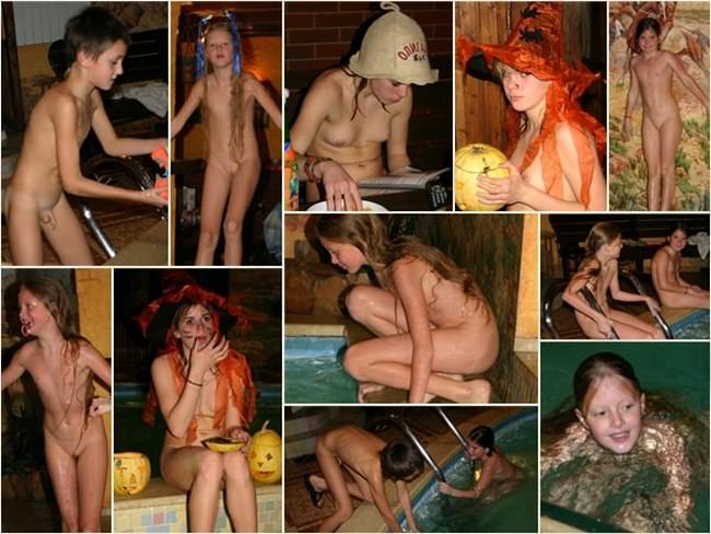 Family nudism pictures - A wild wild west party [Nudity collection]