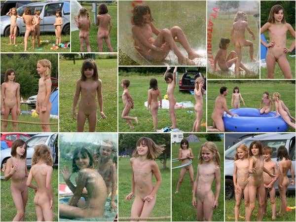 A decent German summer camp for nudists in nature [Nudity collection]