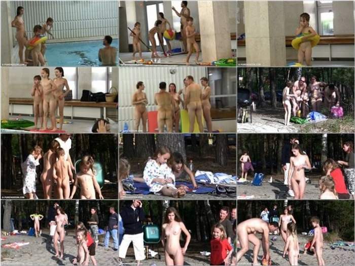 Nudist naked recreation and sports video collection of the best moments of naked rest - Purenudism video [Nudity collection]