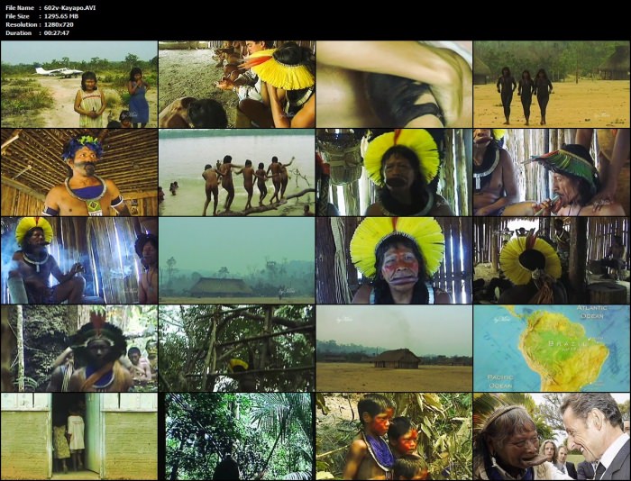 Kayapo - native Indians of eastern Brazil in the states of Mato Grosso and Para [Naturism Film] [Nudity collection]